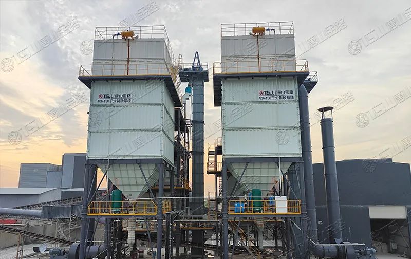 新項目投產(chǎn)！浙江寧波水洗改干法項目制砂樓調(diào)試出砂